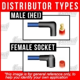 Zündkabel Satz - Ignition Wire Set  Universal  8,5mm MSD Multiangle